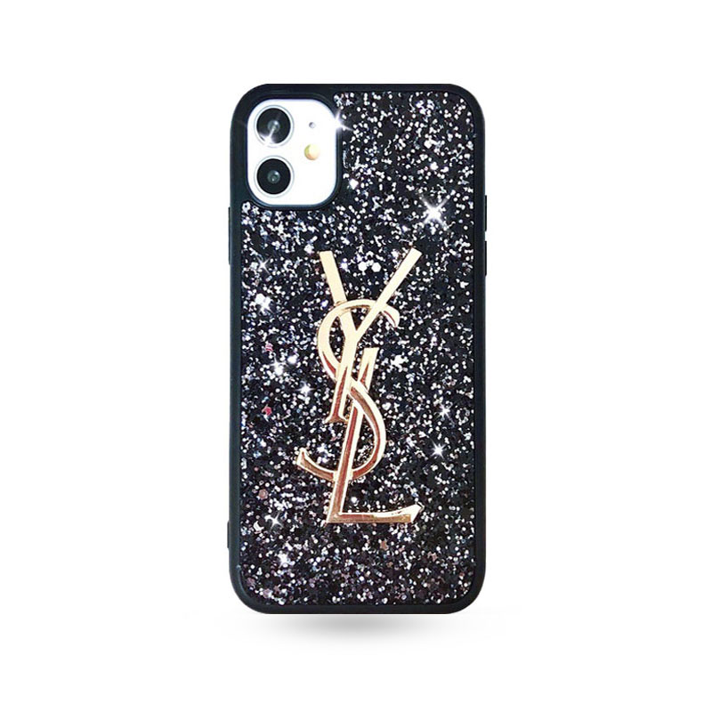 Glitter YL iPhone Case Black-SZK241055