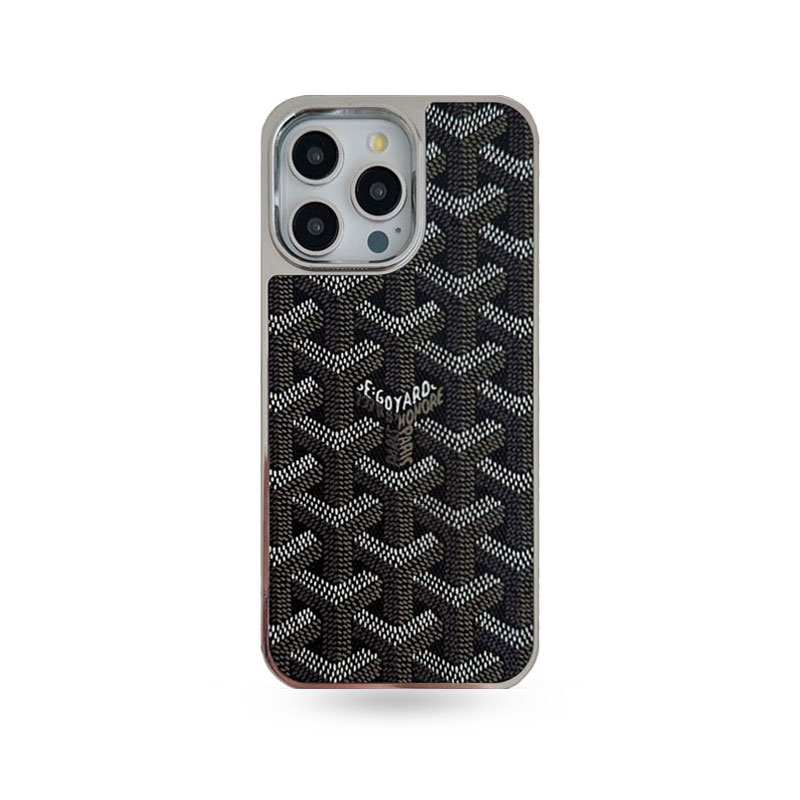 GD iPhone Case Leather Black-DDK240606