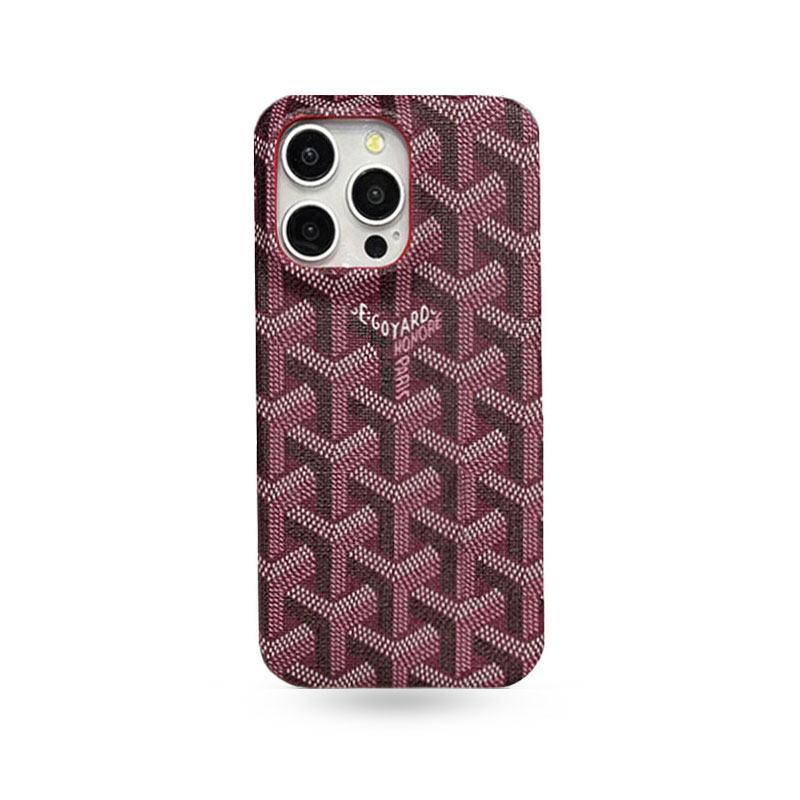  GD iPhone Case  Red Leather-YBK241523