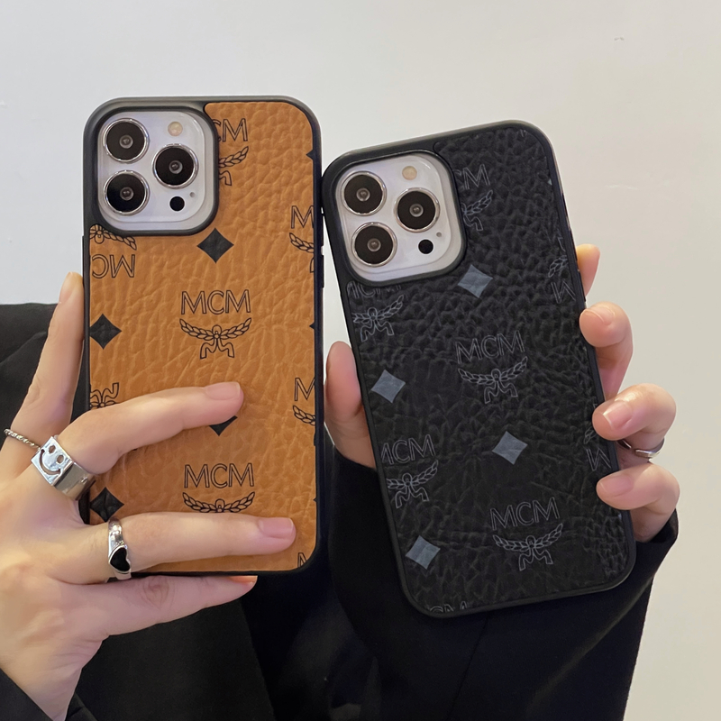 MCM iPhone Case Black-MCK240603-casefeely