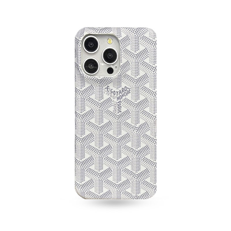  GD iPhone Case  White Leather-YBK241523