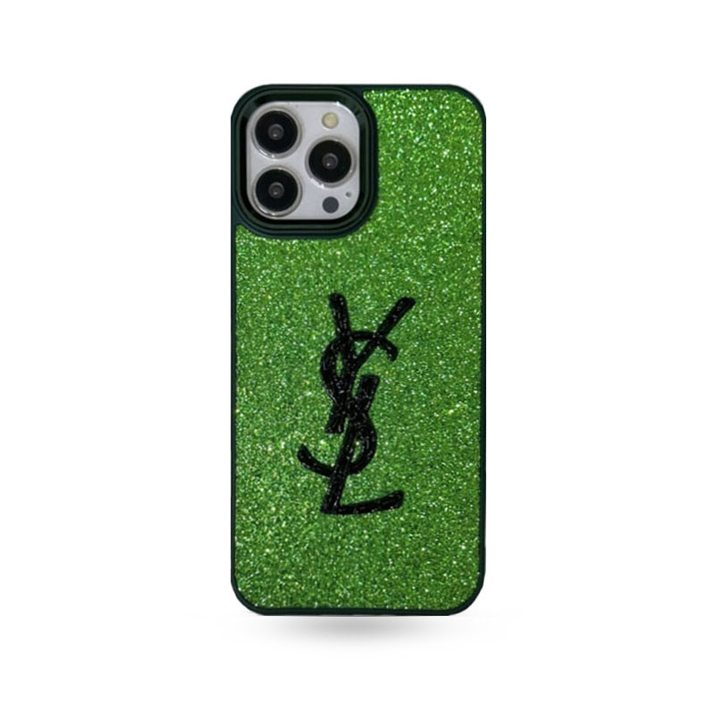 Glitter YL iPhone Case Green-GSK241055
