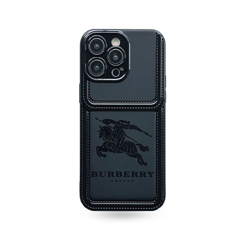 Leather BB iPhone Case Black-LGK240817