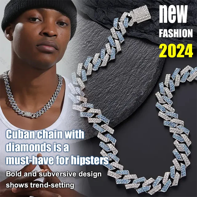Diamond-Cuban Link Necklace
