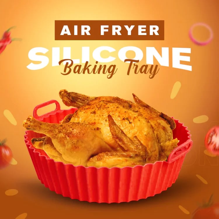 🔥 Sale 49% OFF🔥Air Fryer Silicone Baking Tray