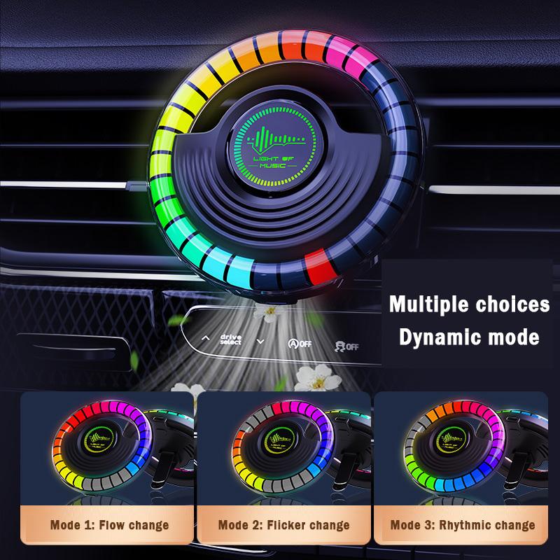 Car RGB Sound Control Rhythm Light Aromatherapy