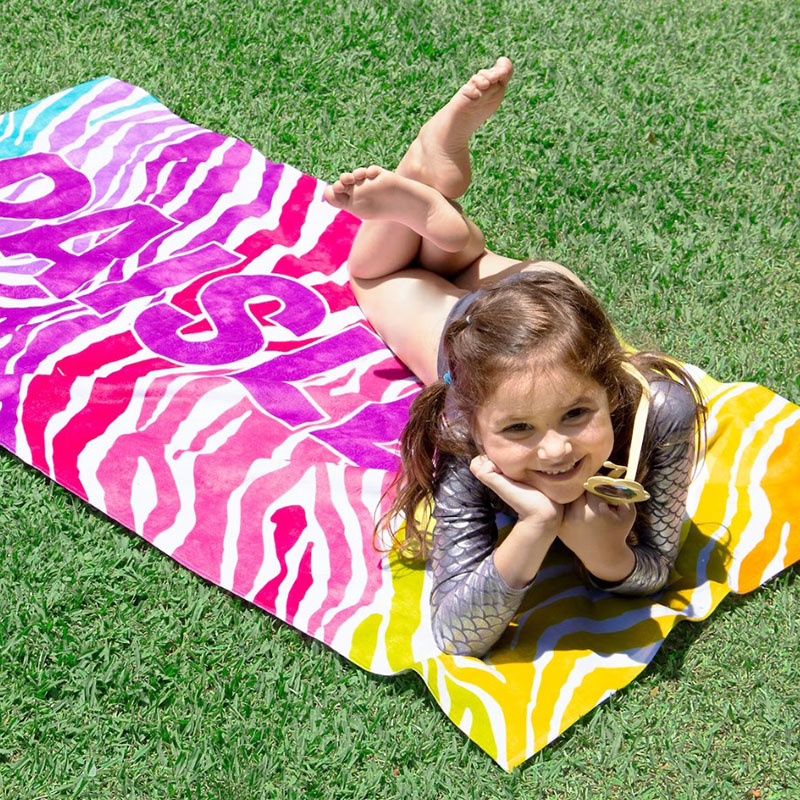 Personalized Beach Towel Pretty Pattern For Beach And Pool Lovers
