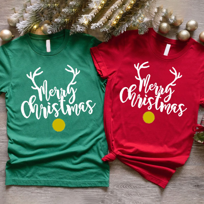 [Adult T-shirt] Christmas Family Shirt, Holiday Family Matching Shirt