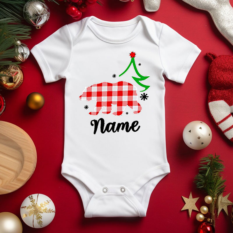 [Bodysuit] Custom Family Reunion Christmas Family Shirts with Bear