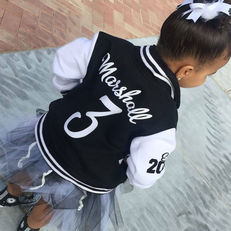 Personalized Toddler Sport Lovers Jacket With Name and Number