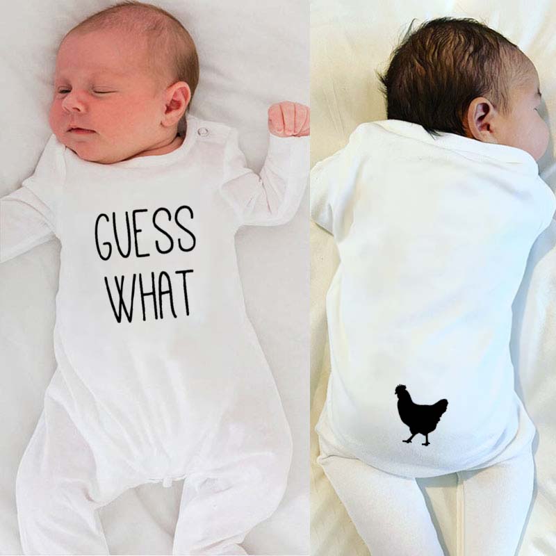 Guess What Chicken Butt Bodysuit s Funny Baby Shower Gift