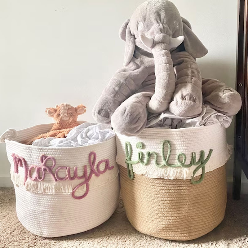 Extra large baby shower gift basket