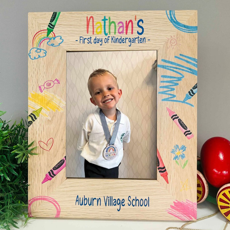 First Day Of School Personalised Photo Frame