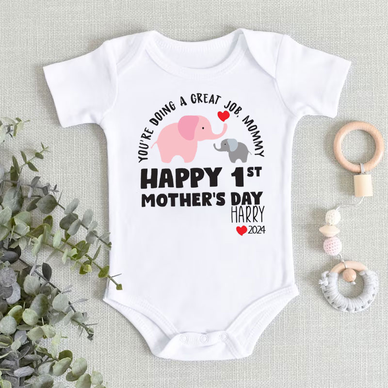 Our First Mothers Day Bodysuit Mothers Day Gift