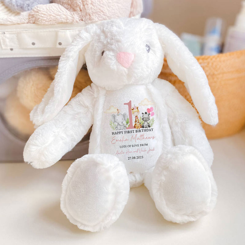 Personalised First Birthday Gift Bunny