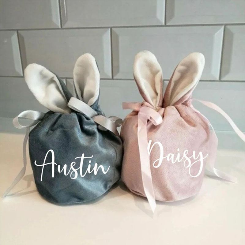 Personalised Kids Easter Bunny Treat Bag