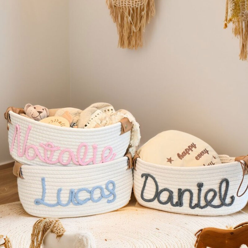 Personalized Baby Basket for Baby Shower