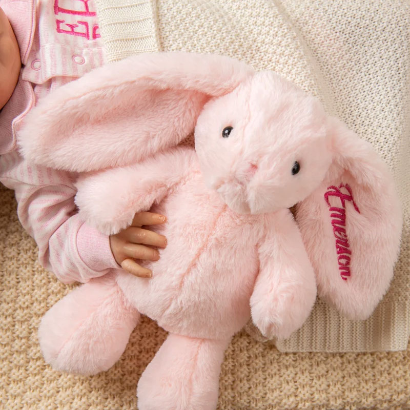 Personalized Bunny Rabbit Stuffed Animal Toy