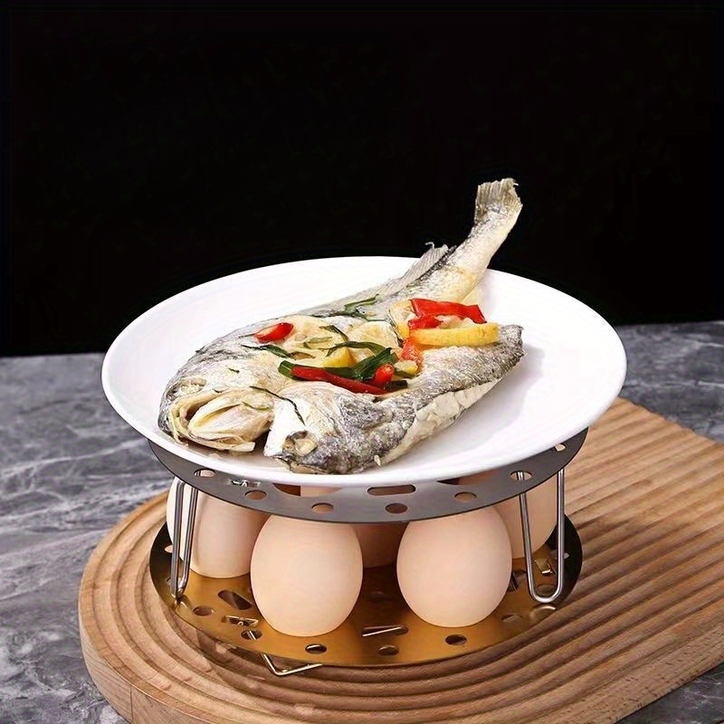 Versatile Stainless Steel Steam Rack 