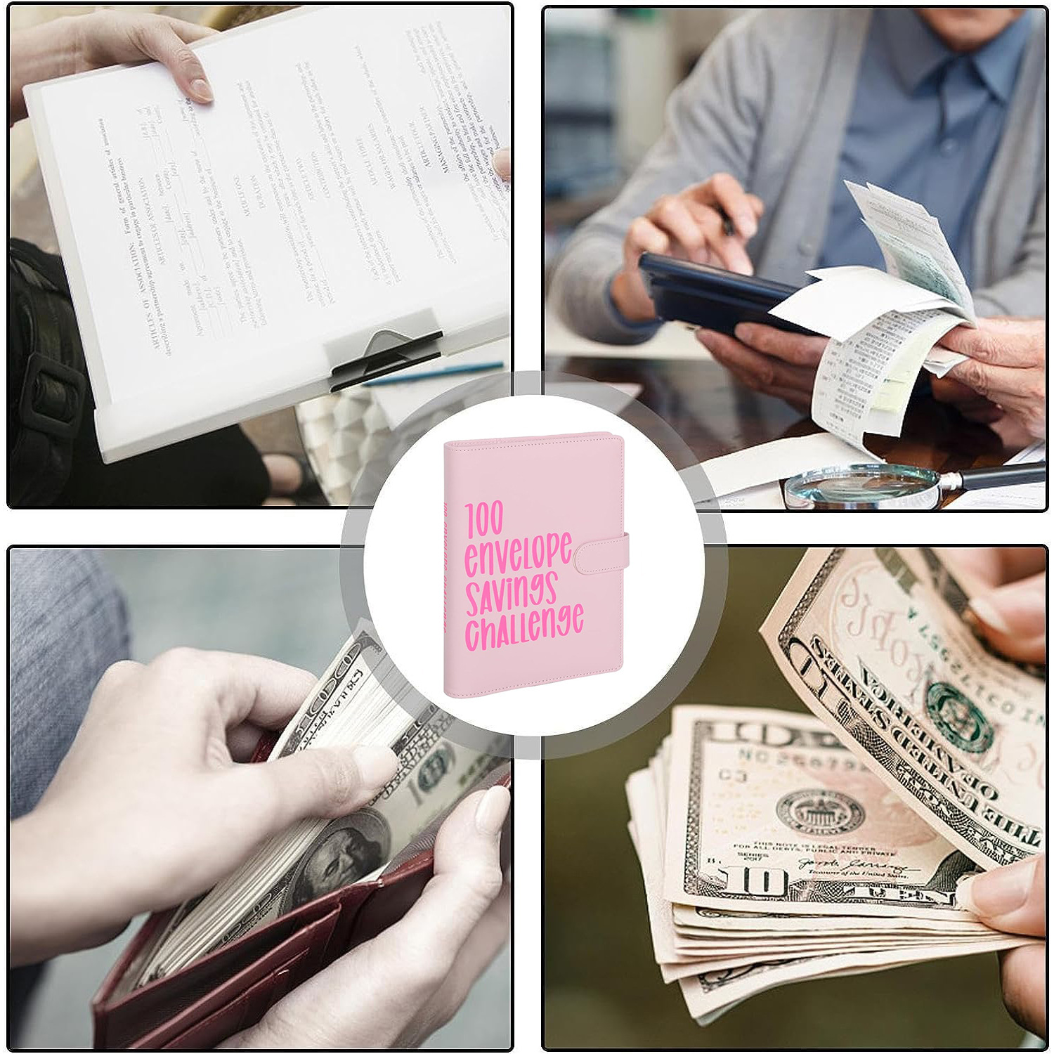 ✉️100 Envelope Challenge Binder