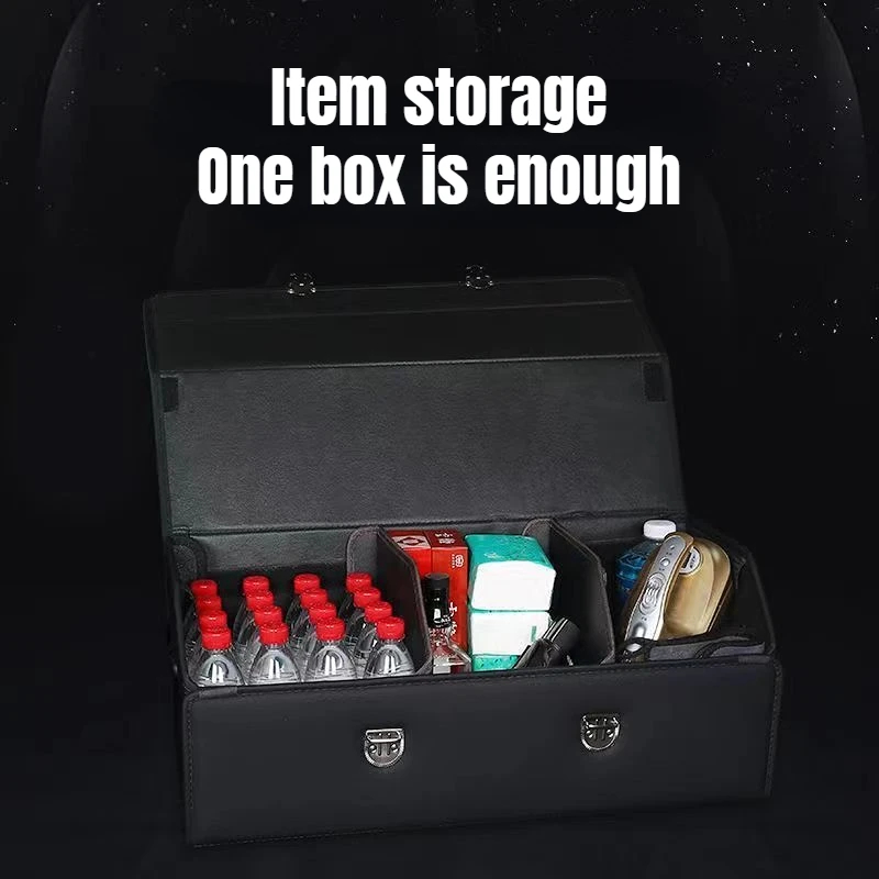 Car Trunk Leather Storage Box : Your Personal Car Trunk Maestro