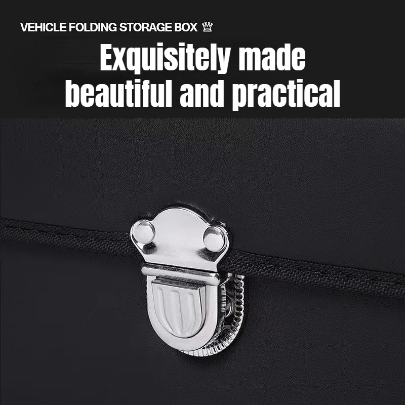 Car Trunk Leather Storage Box : Your Personal Car Trunk Maestro