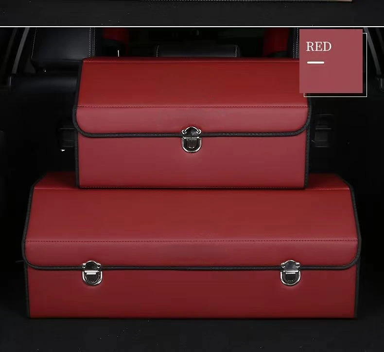 Car Trunk Leather Storage Box : Your Personal Car Trunk Maestro