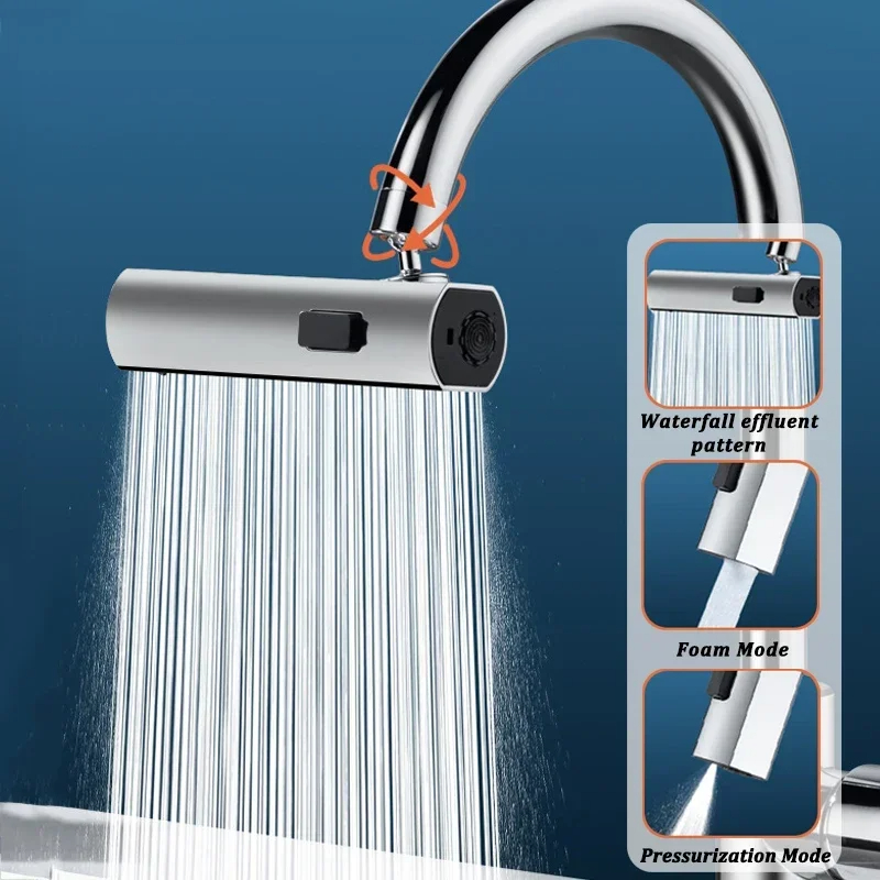 🔥Hot Sale 49% OFF🎁 2023 New 360° Swivel Waterfall Spout Faucet