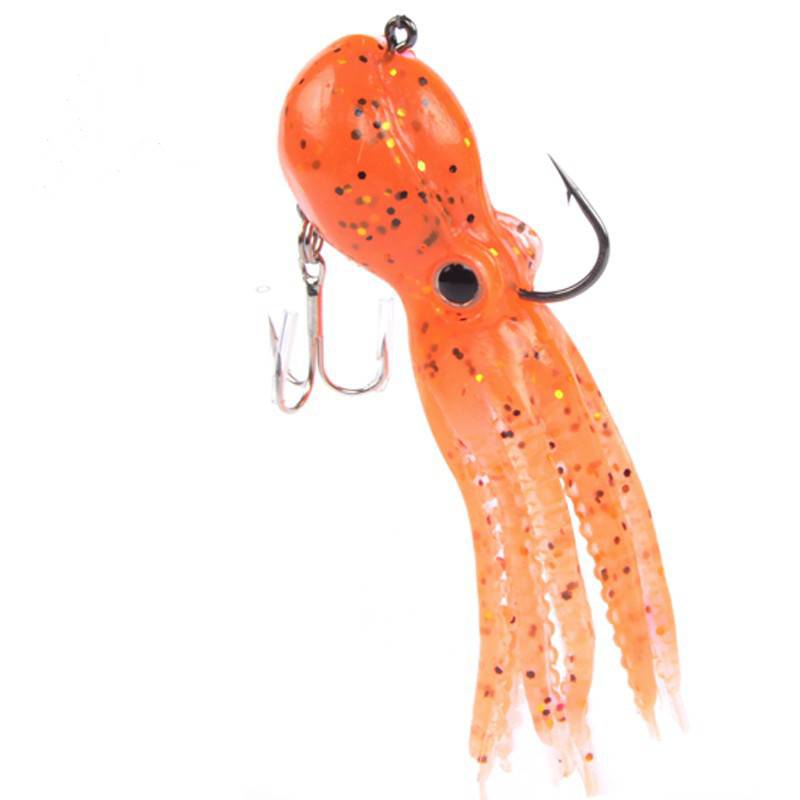 Octopus Squid Soft Bait Simulated Fake Bait Deep Sea Soft Bait