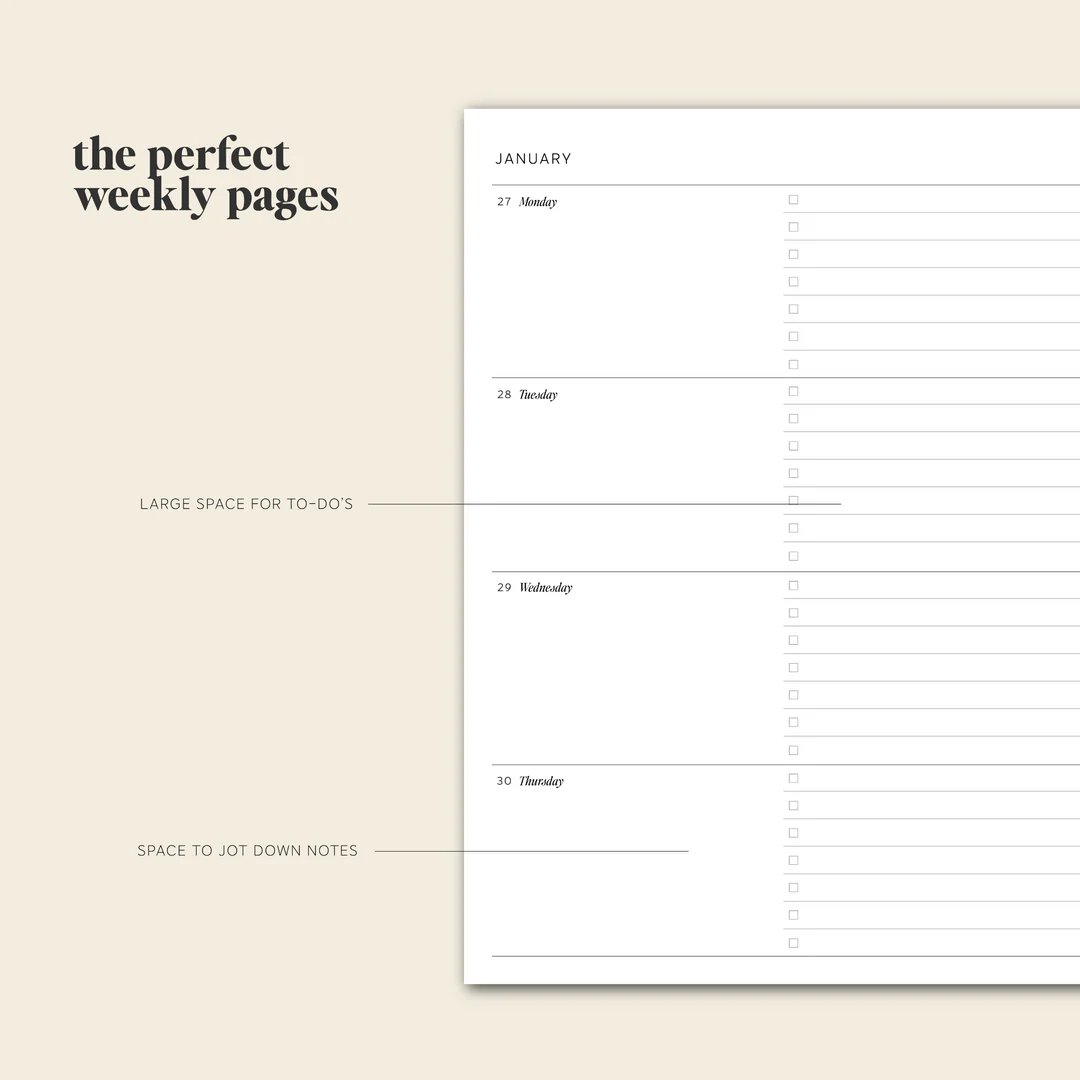 📚2025 Daily Planner❤️BUY 2 FREE SHIPPING