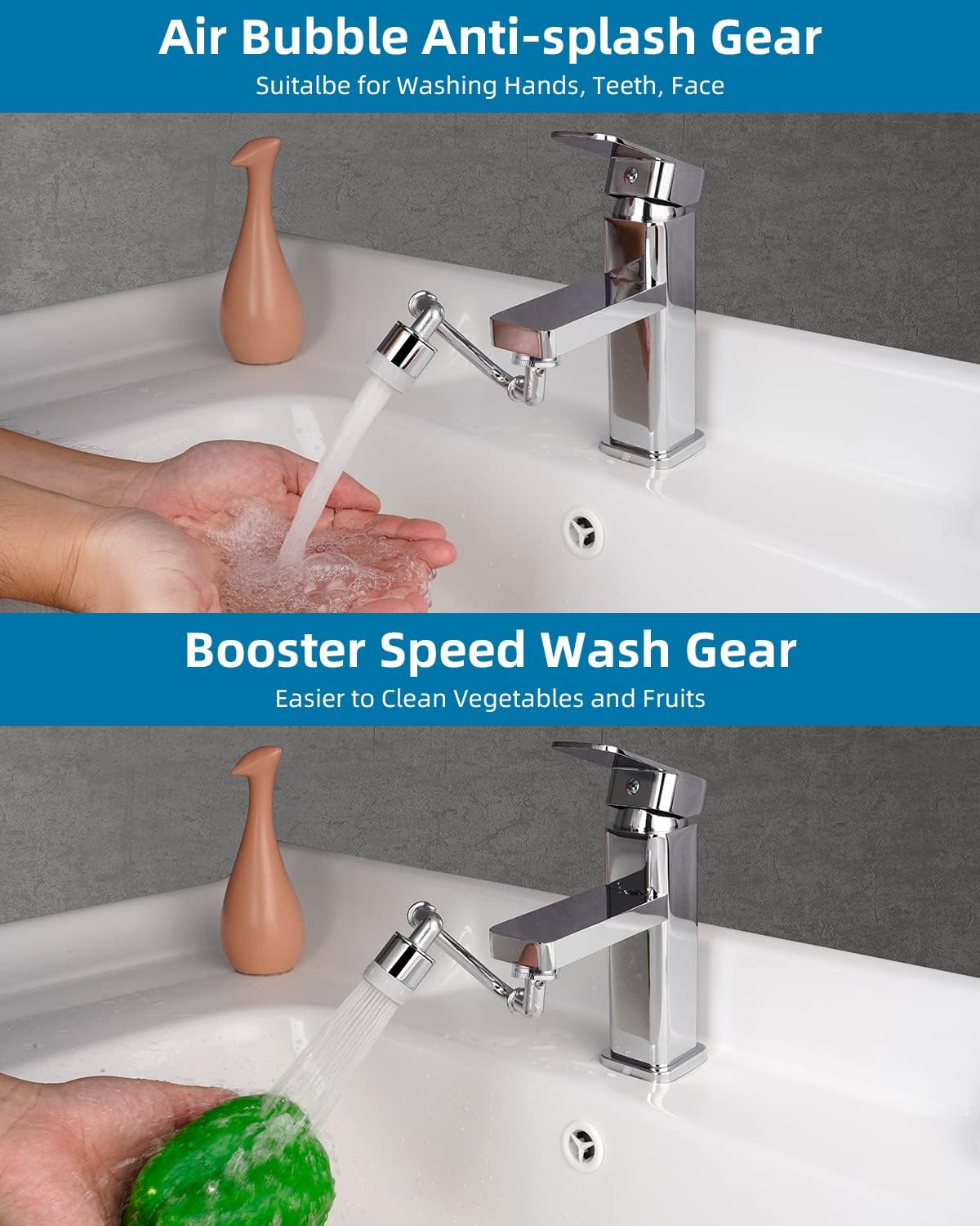 🔥2023 NEW Rotatable Faucet Universal Extender-BUY 2 GET 20% OFF🔥