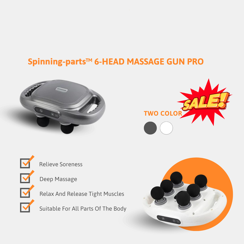 Spinning-part™ 6-Head Massage Gun Pro