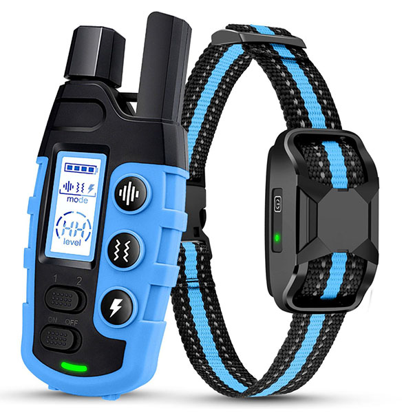 Dog Shock Collar - Training Collar with Remote for 5-120lbs Small Medium Large Dogs Rechargeable Waterproof e Collar with Beep (1-8), Shake(1-16), Safe Shock(1-99)