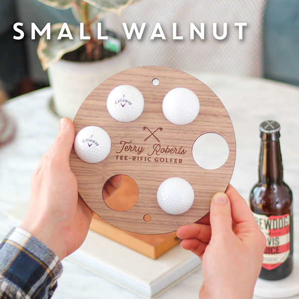 Personalised Golf Ball Wall Art Collector