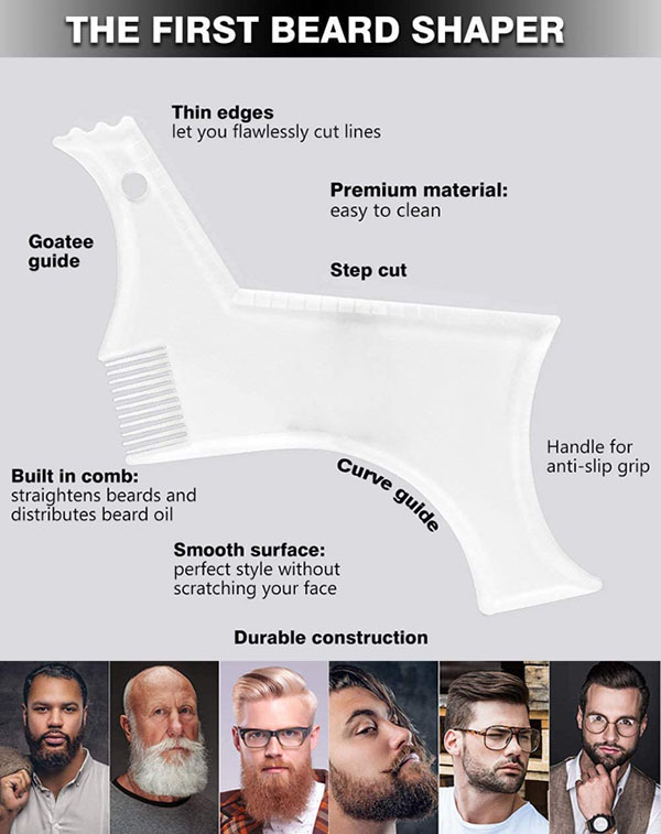 Beard Comb & Style Model