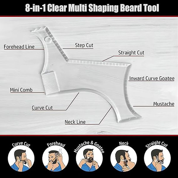 Beard Comb & Style Model