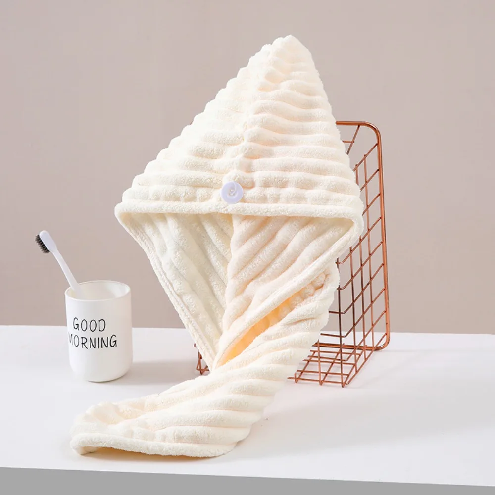 Coral Fleece Thickened Dry Hair Hat