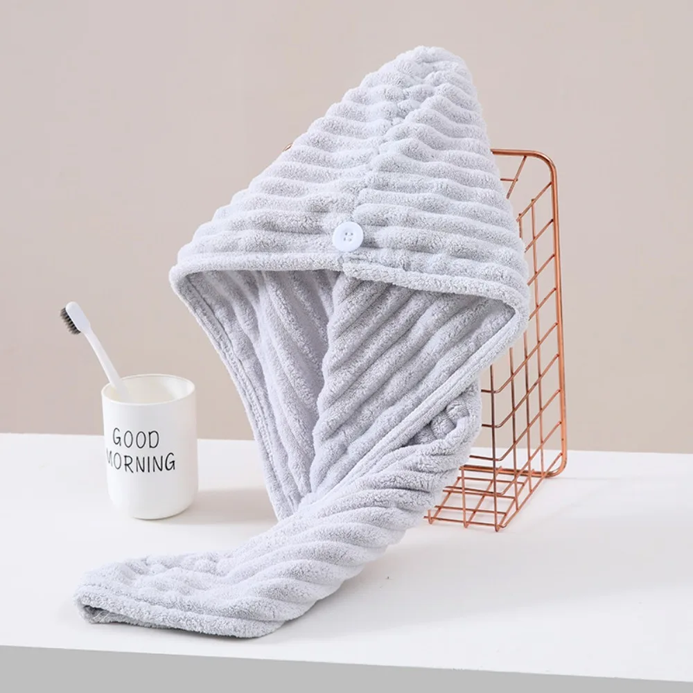 Coral Fleece Thickened Dry Hair Hat