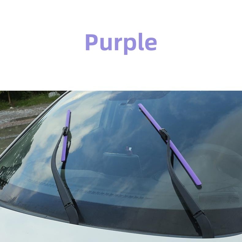 🔥Buy 2 Free shipping-Colorful Boneless Silent Windshield Wipers - Clear Vision in Style!