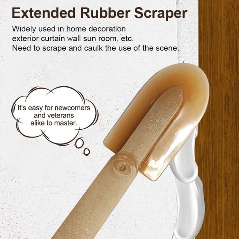 Extended Rubber Spatula Jointing Tools