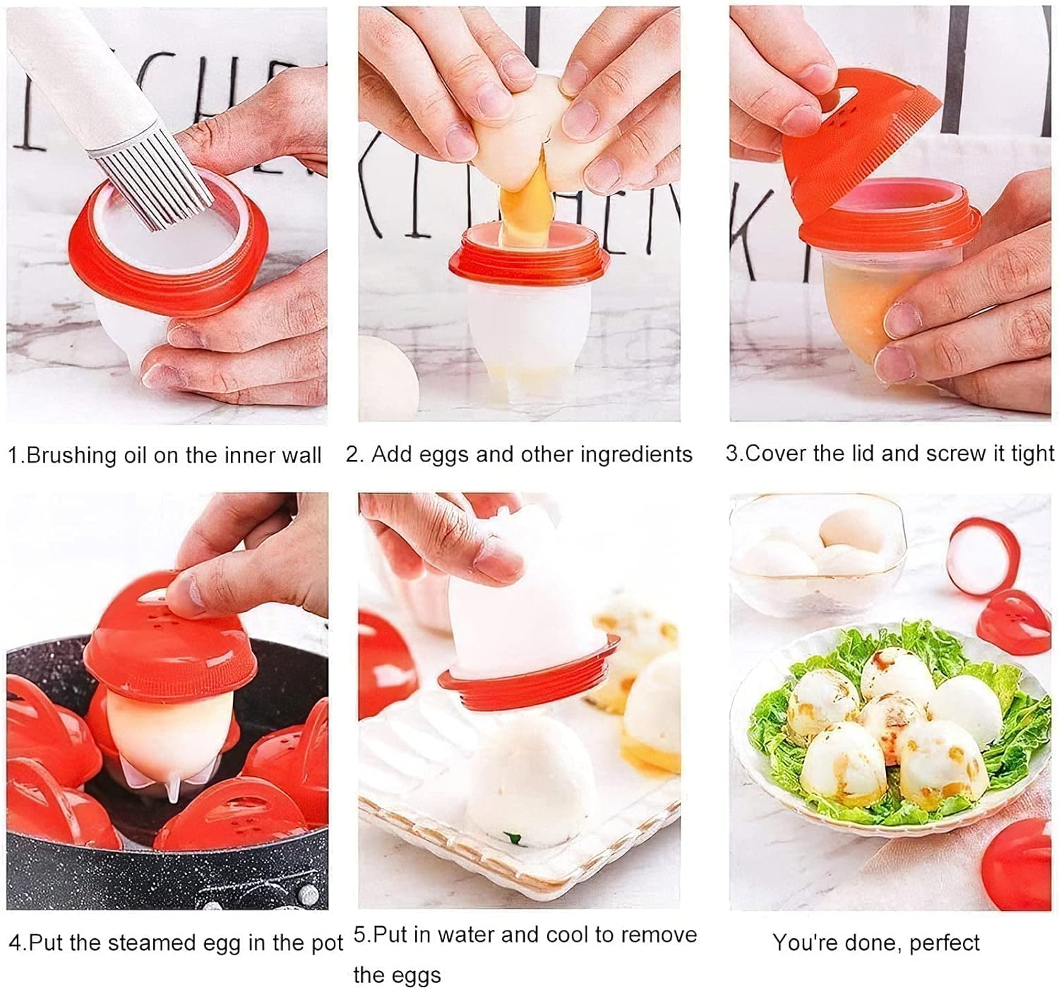 Silicone Egg Poachers Cooker