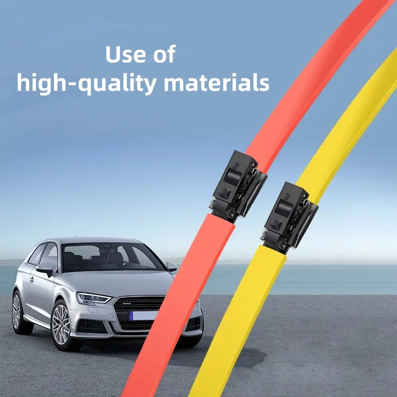 🔥Buy 2 Free shipping-Colorful Boneless Silent Windshield Wipers - Clear Vision in Style!