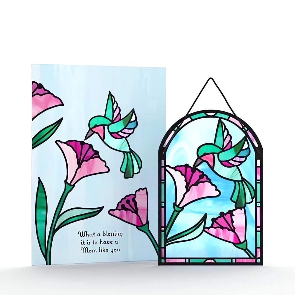 Sending Sunshine Cardinal Suncatcher Card