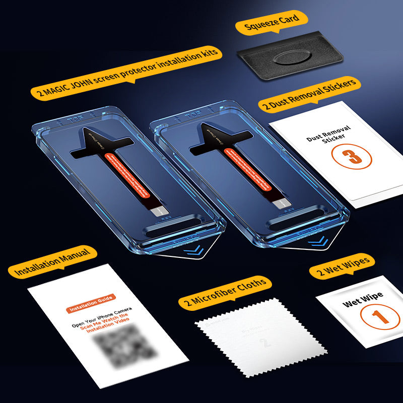 Invisible Artifact Screen Protector -Dust Free Without Bubbles