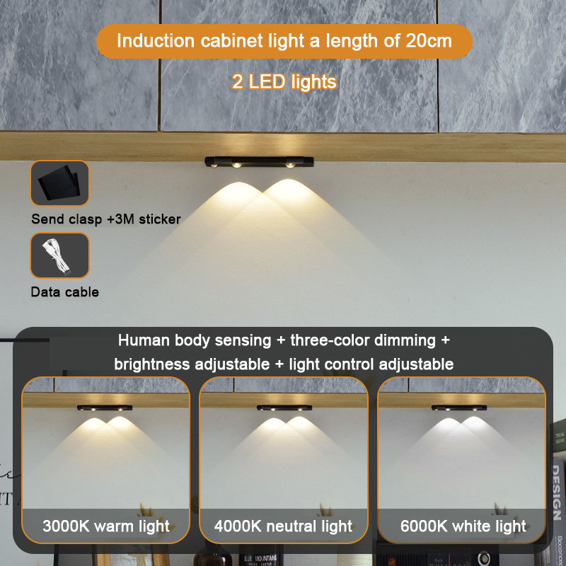 49% OFF TODAY💡 3 Color Temperature LED Motion Sensing Cabinet Light