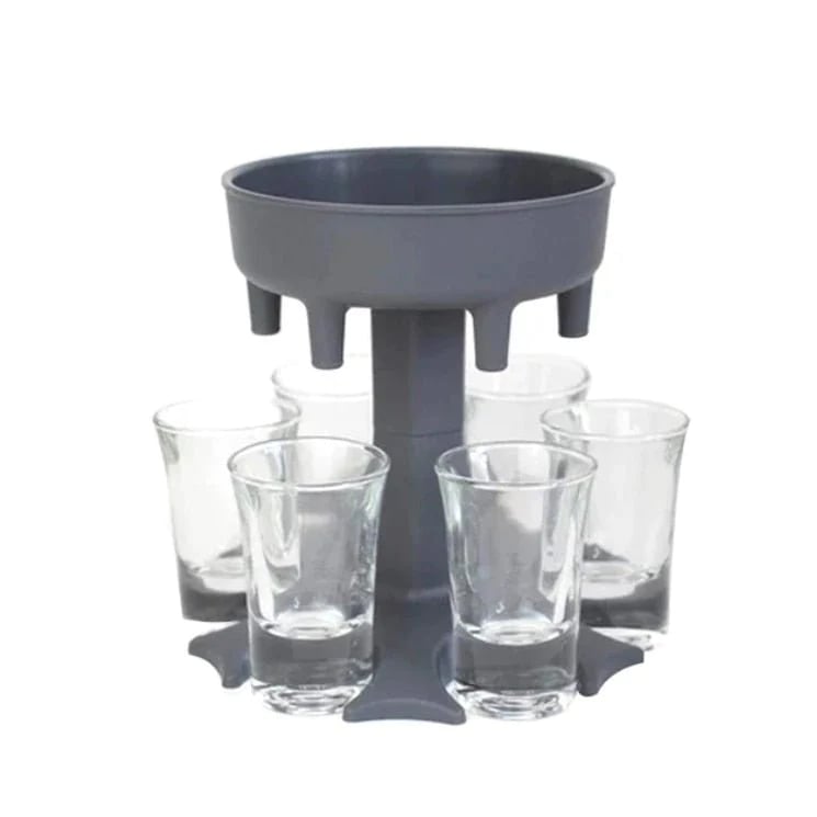 6 Shot Glass Dispenser & Holder
