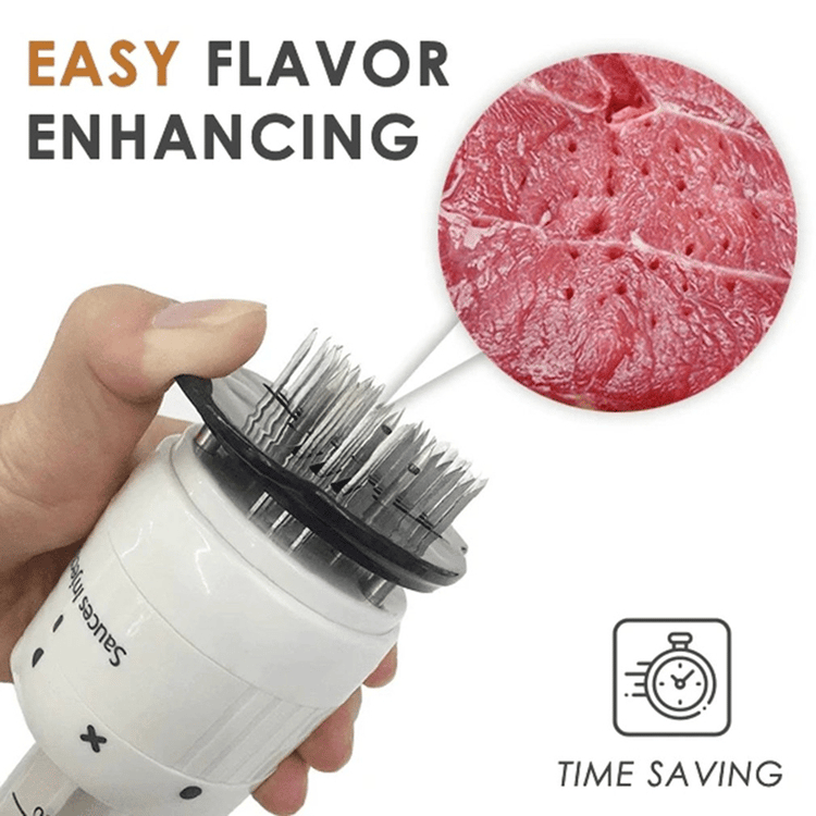 2 in 1 Tenderizer and Sauce Injector - Buy 2 Free Shipping