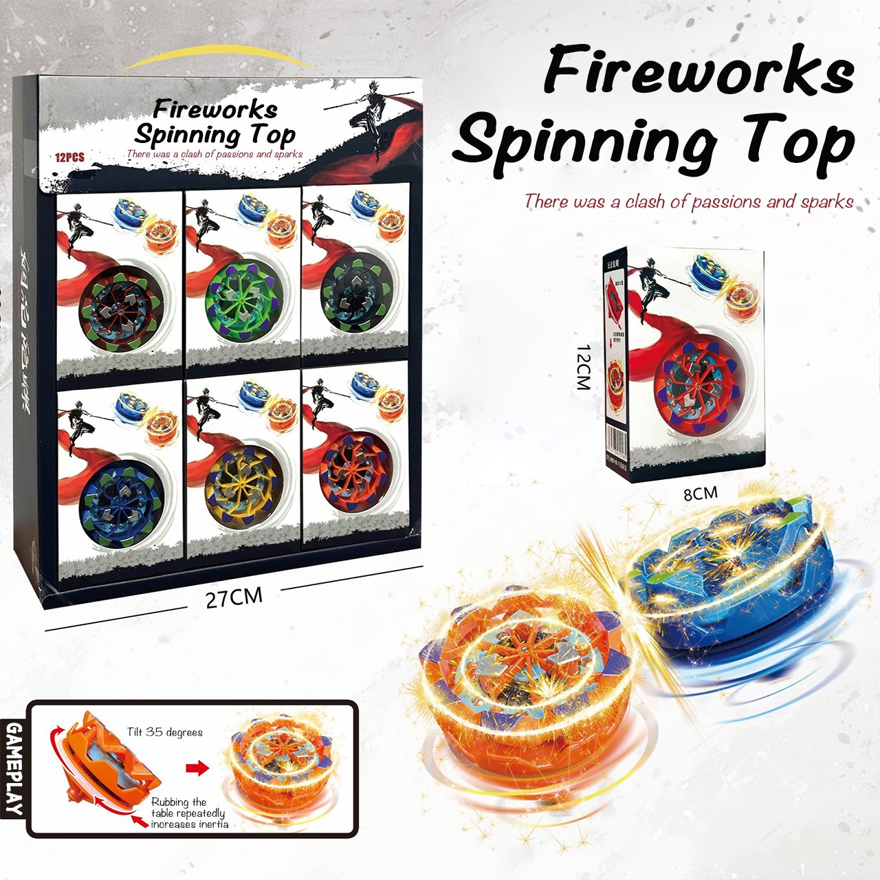 New Fireworks Gyro Toy