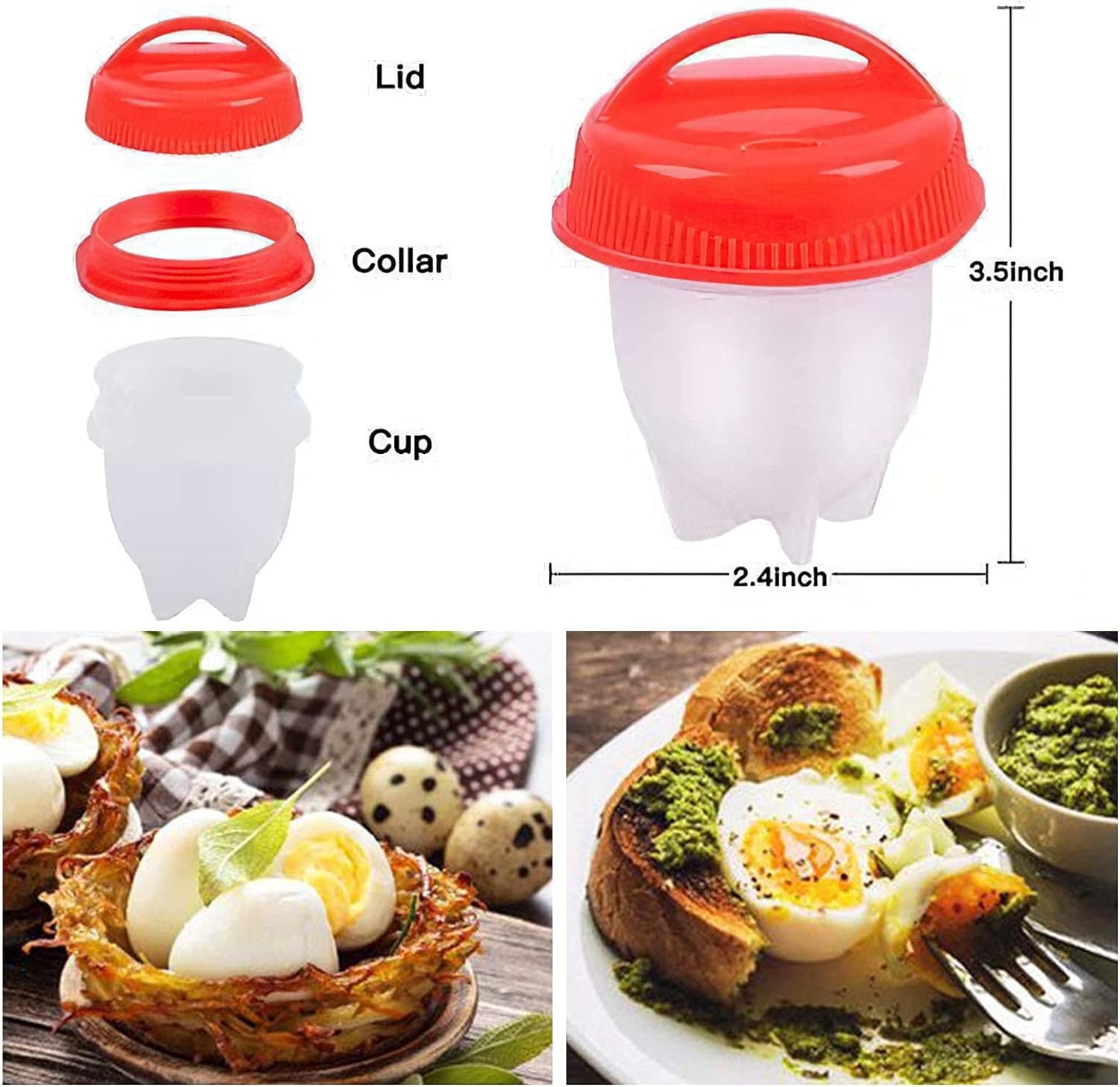 Silicone Egg Poachers Cooker