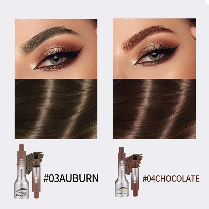 🎁Buy 1 Get 1 Free(2 PCS)🎁Brow-Fection Angled Brush & Dip Liquid Eyebrow Gel